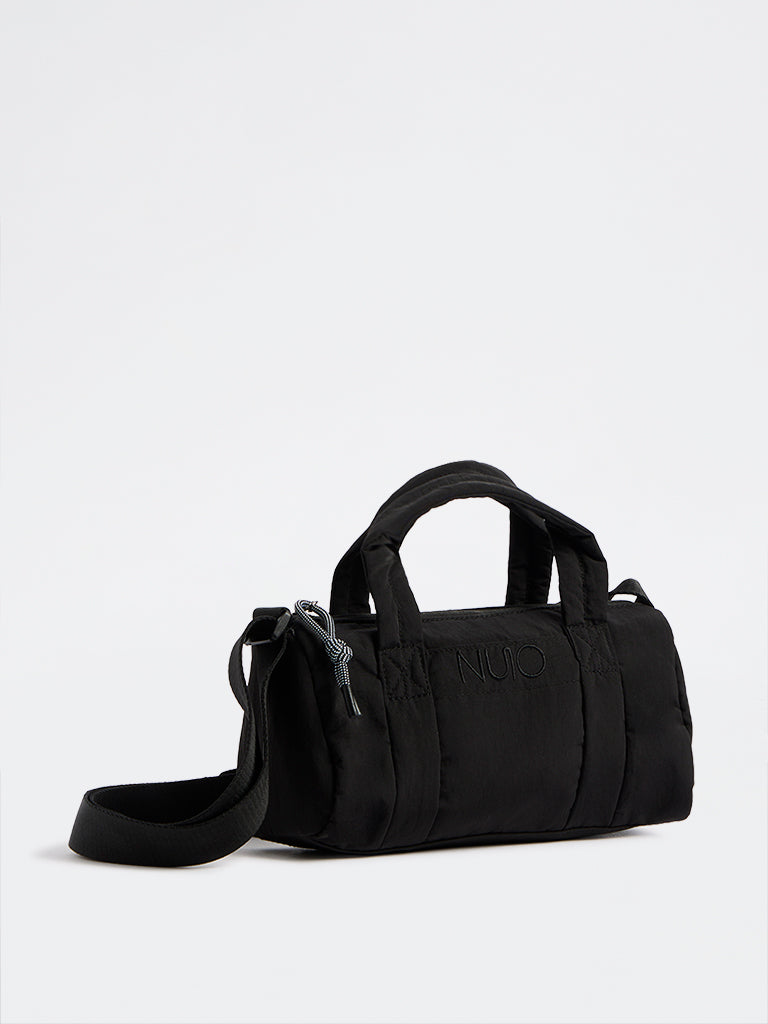 Nuoflexx Black Text Design Duffle Bag