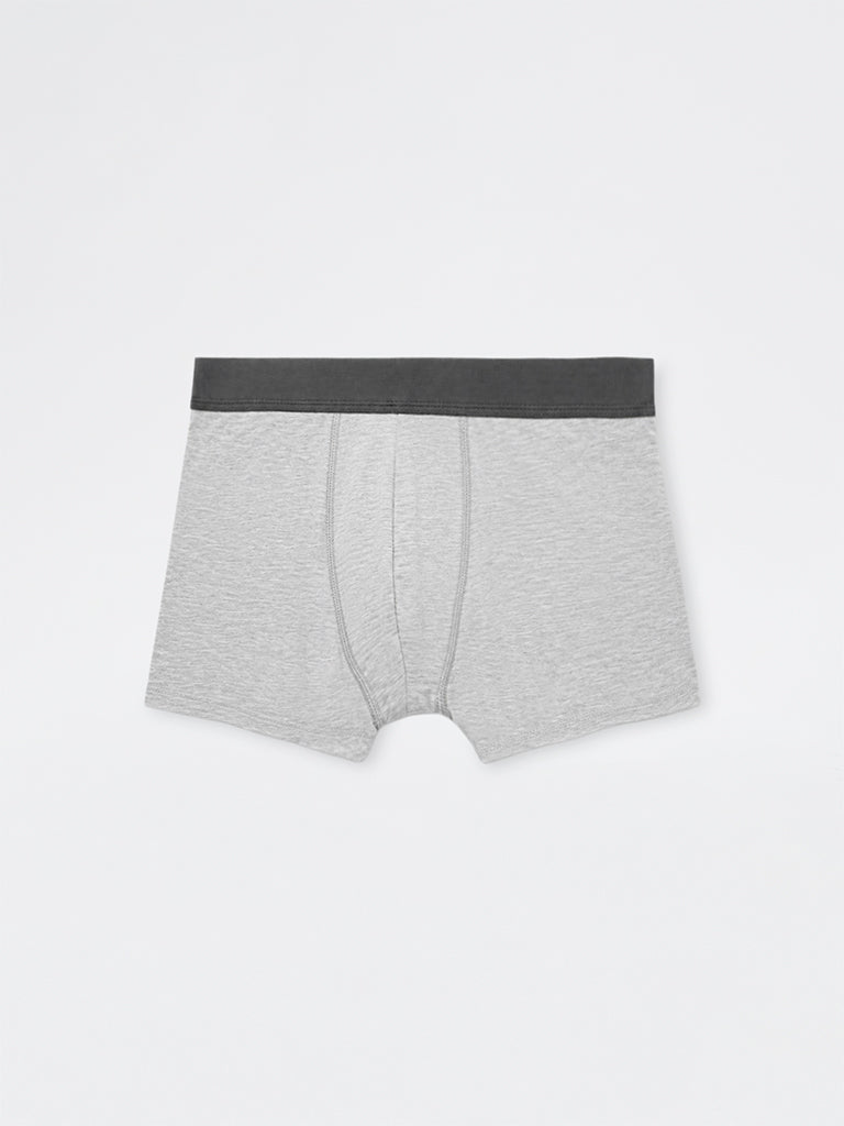 WES Lounge Black Relaxed-Fit Cotton-Blend Trunks - Pack of 3