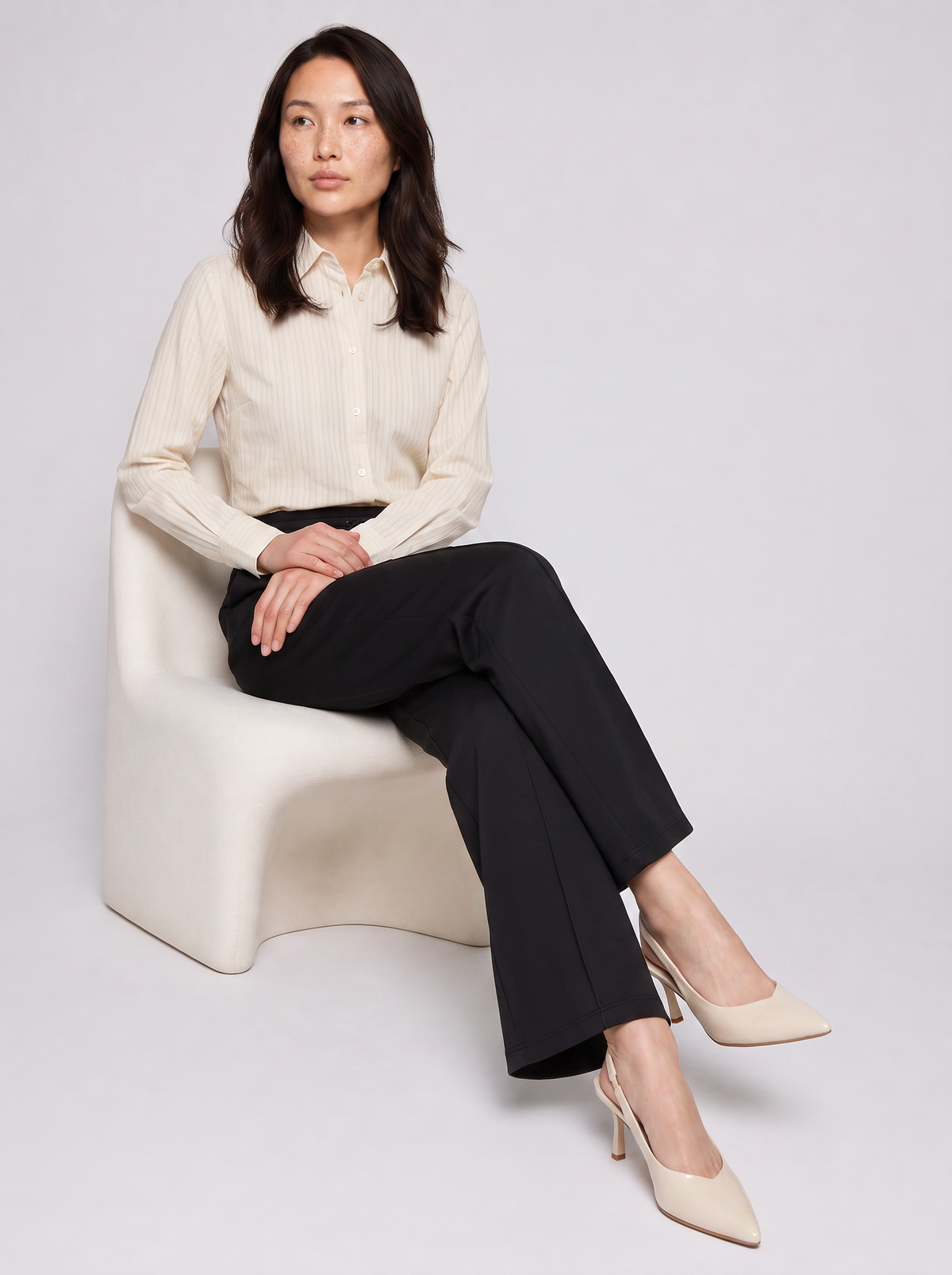LUNA BLU Ivory Stiletto Heel Shoes