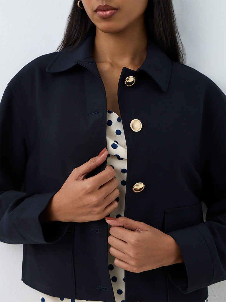 Wardrobe Black Solid Jacket