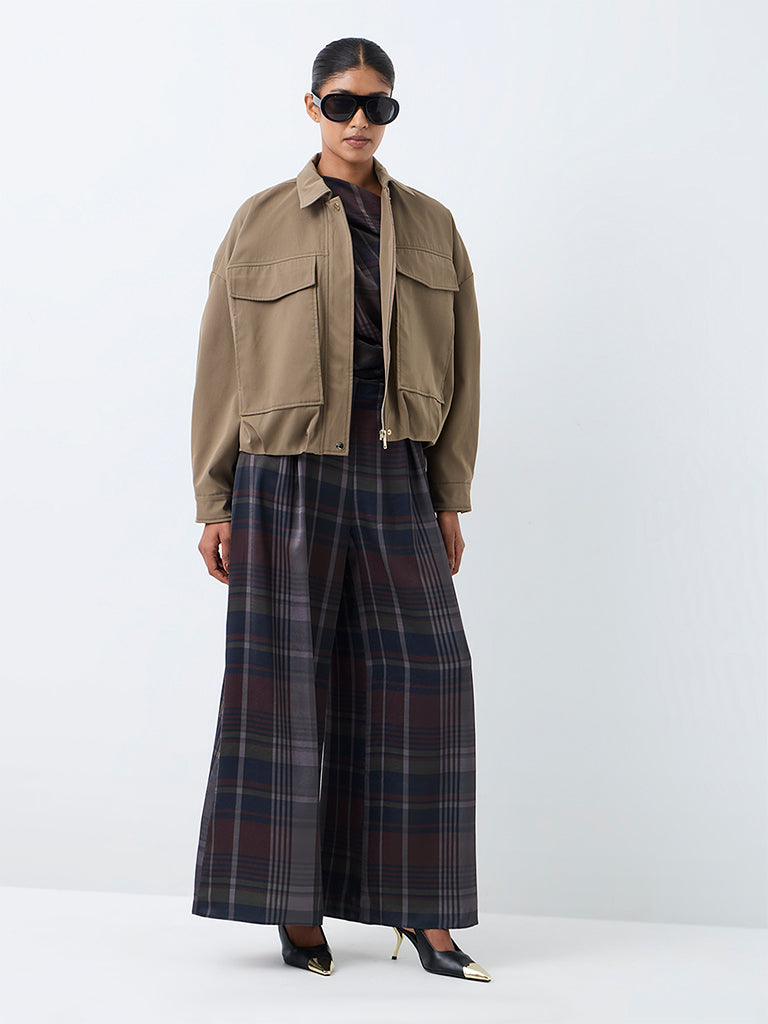 Wardrobe Khaki Envelope-Pocket Jacket