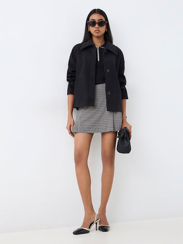 Wardrobe Black Solid Jacket