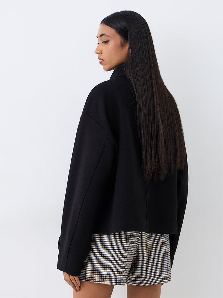 Wardrobe Black Solid Jacket
