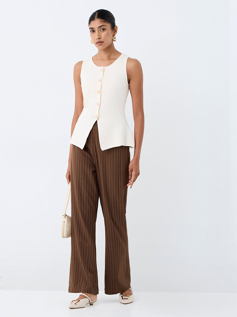 Wardrobe Ivory Solid Top
