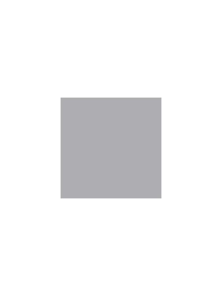 WES Casuals Grey Striped Relaxed-Fit Cotton-Blend Quarter Zip Polo T-Shirt