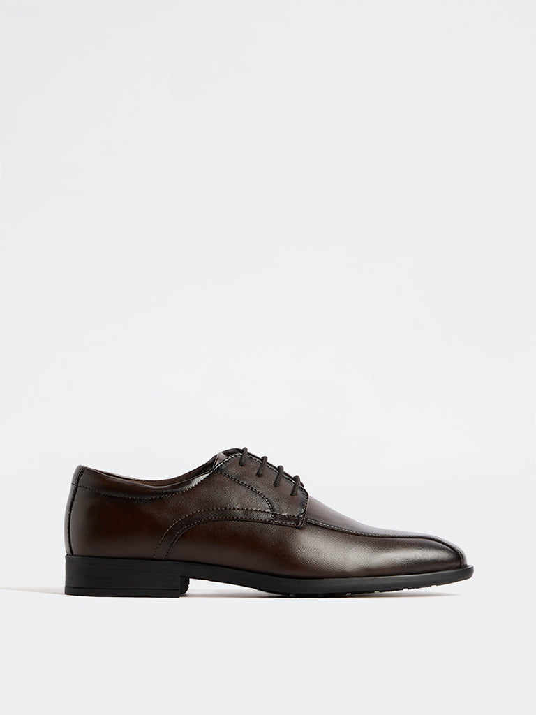 SOLEPLAY Dark Brown Derby Shoes