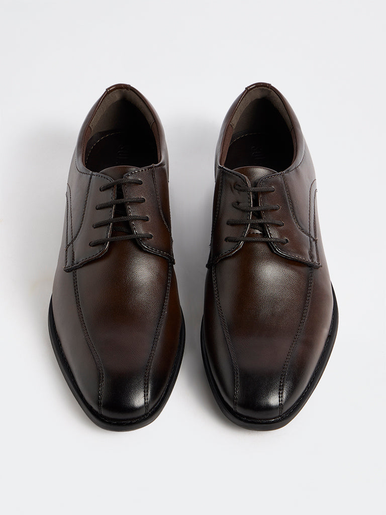 SOLEPLAY Dark Brown Derby Shoes