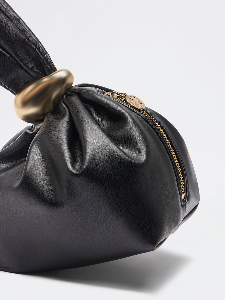Pome Luxe Roma Wristlet Leather Clutch