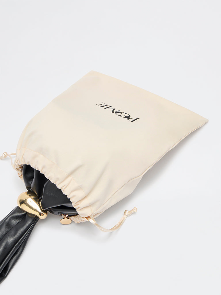 Pome Luxe Roma Wristlet Leather Clutch