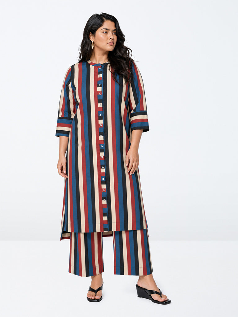 Diza Multicolour Striped Pants