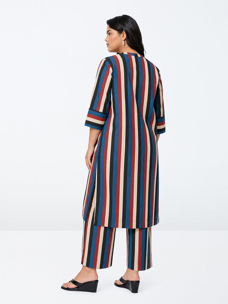 Diza Multicolour Striped Pants