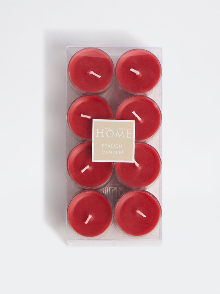 Westside Home Red Tealight Candles - Pack of 16