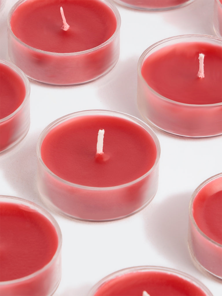 Westside Home Red Tealight Candles - Pack of 16