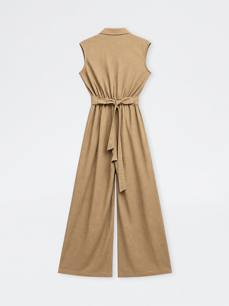Utility Wrap front Jumpsuit