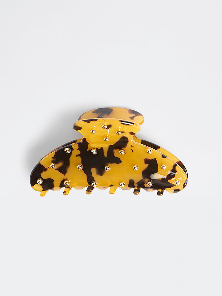 Westside Accessories Amber Stud Detailed Buckle Hair Clip