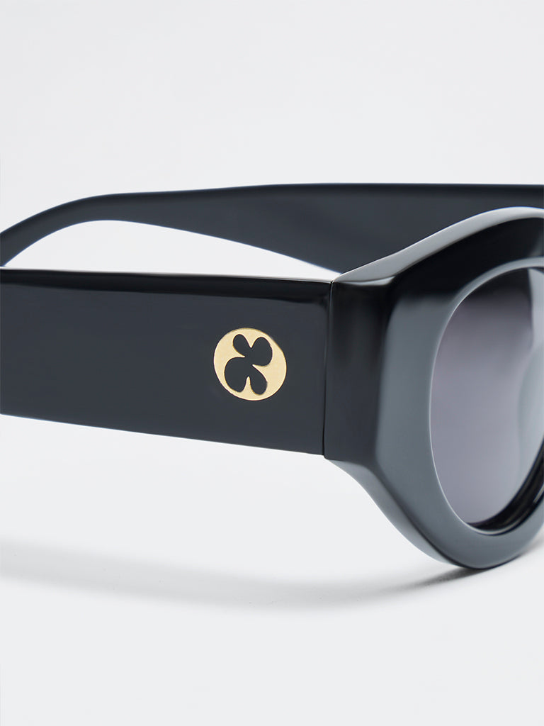 Pome Luxe Contemporary Cat-Eye Sunglasses