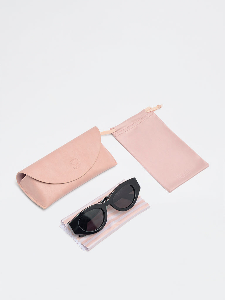 Pome Luxe Contemporary Cat-Eye Sunglasses