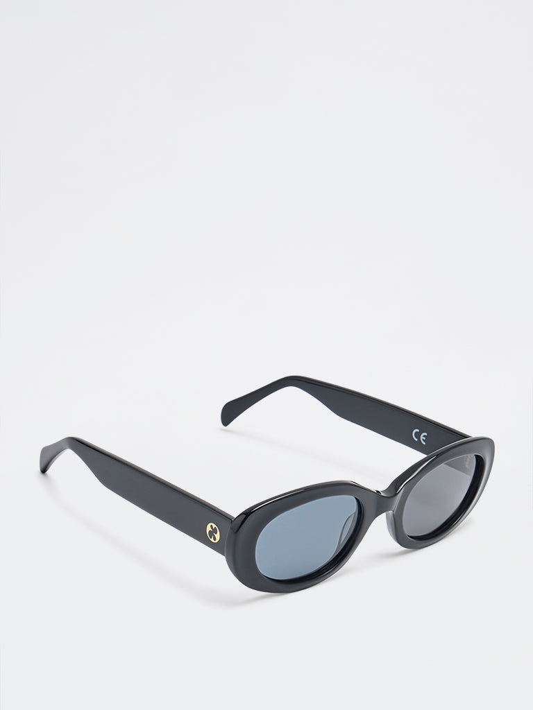 Pome Luxe Statement Oval Sunglasses