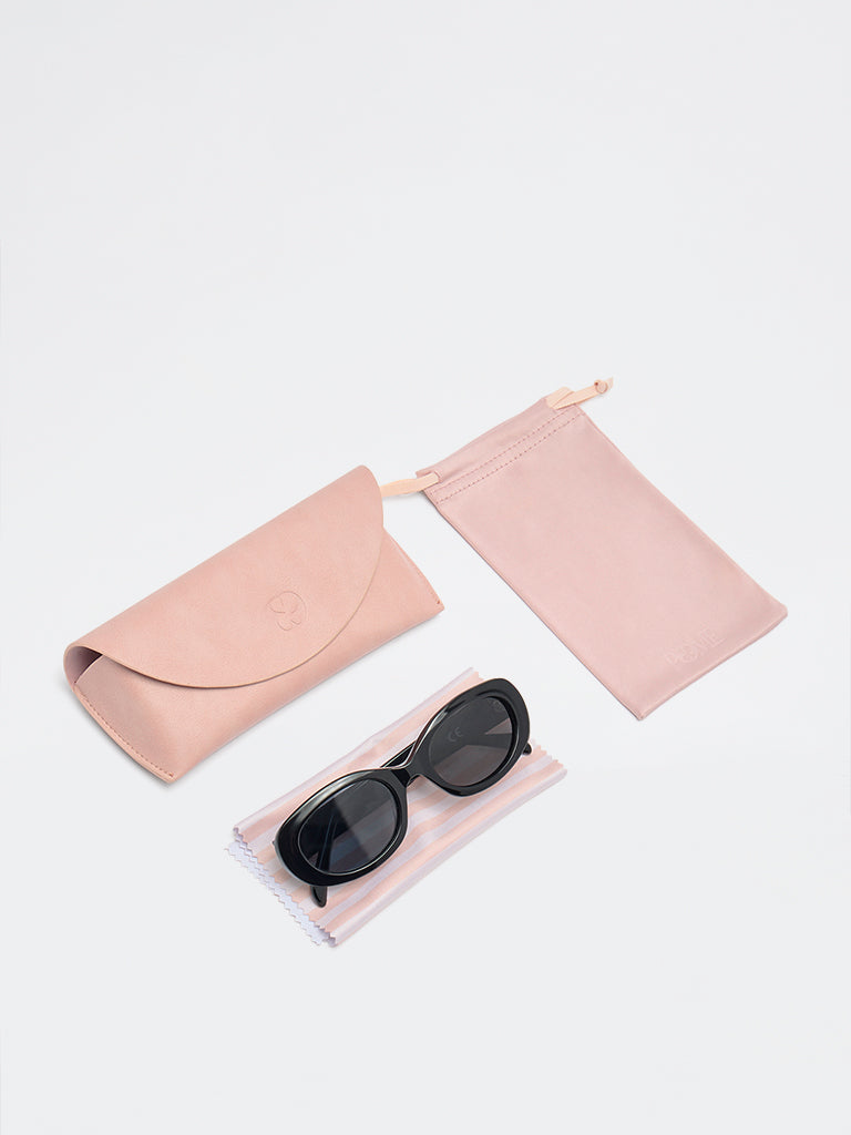 Pome Luxe Statement Oval Sunglasses