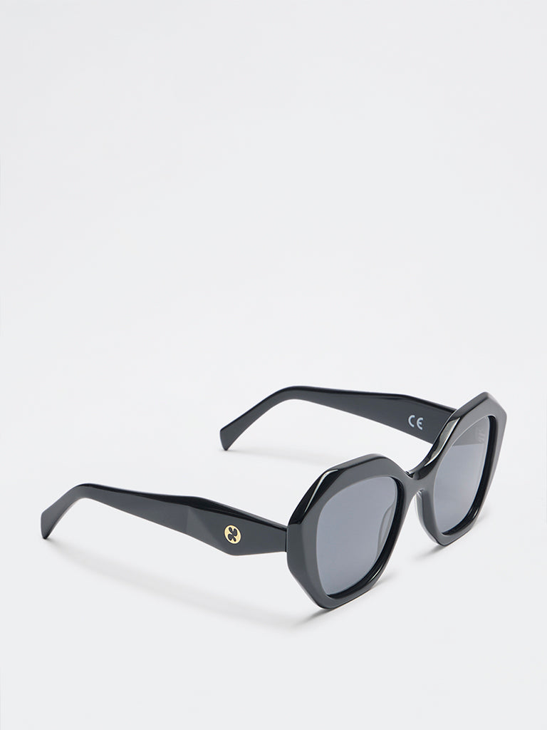 Pome Luxe Oversized Irregular Sunglasses
