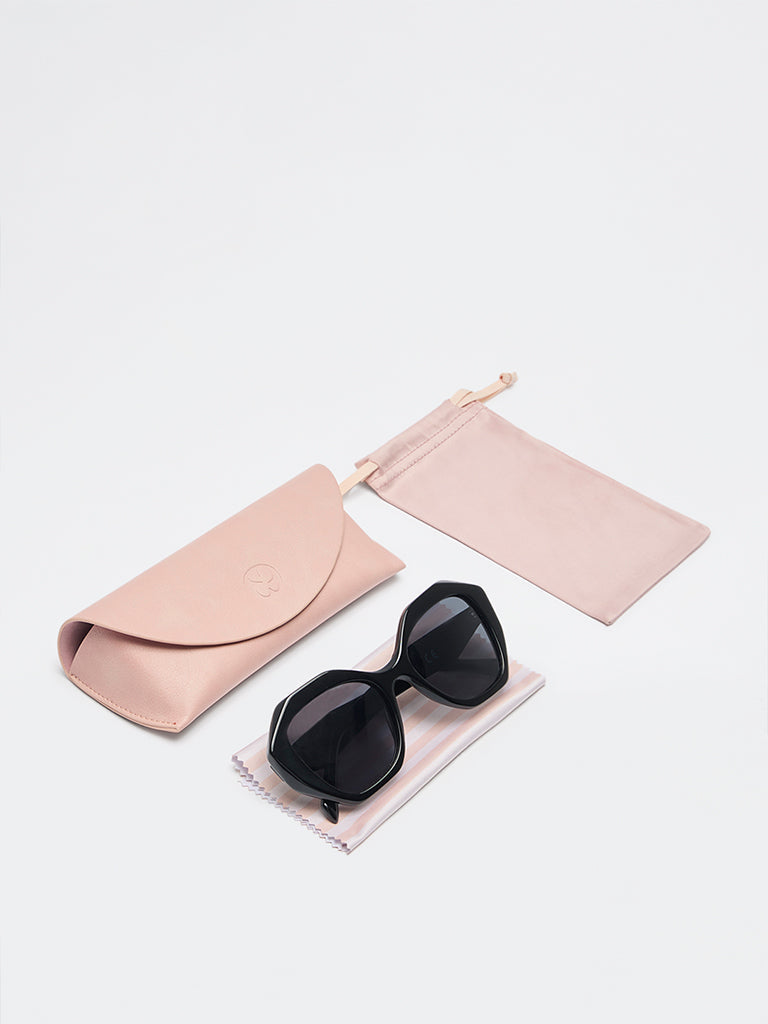 Pome Luxe Oversized Irregular Sunglasses