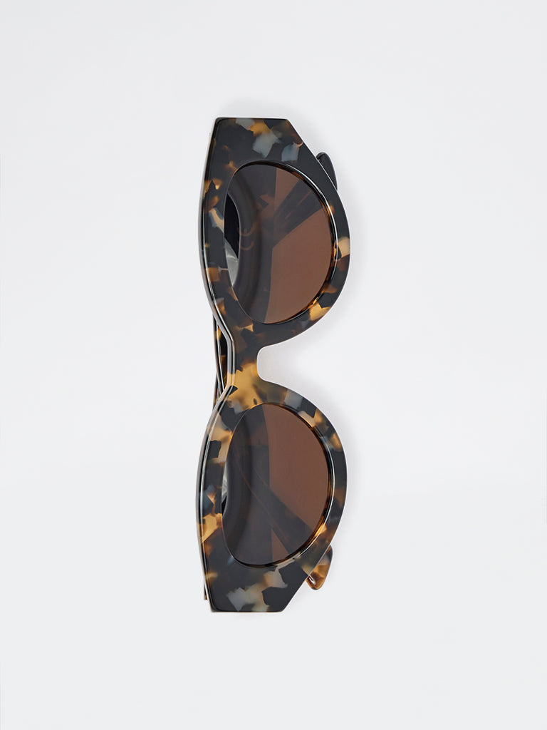 Pome Luxe Contemporary Cat-Eye Sunglasses