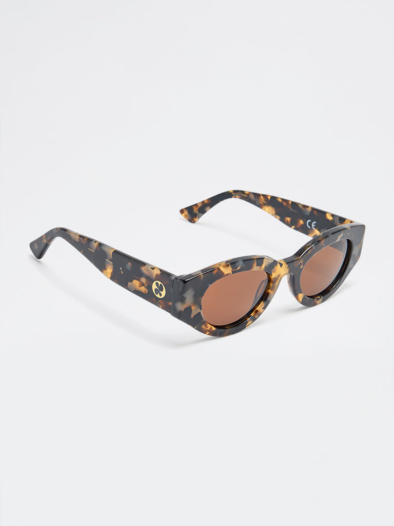 Pome Luxe Contemporary Cat-Eye Sunglasses