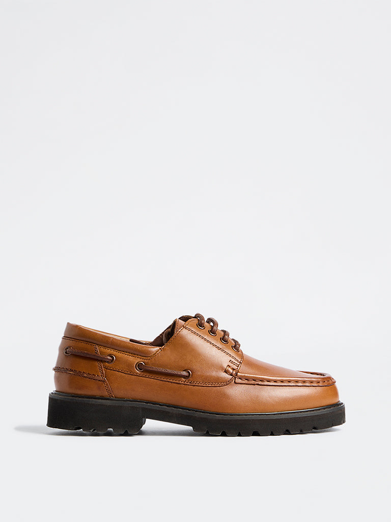 SOLEPLAY Tan Boat Shoes