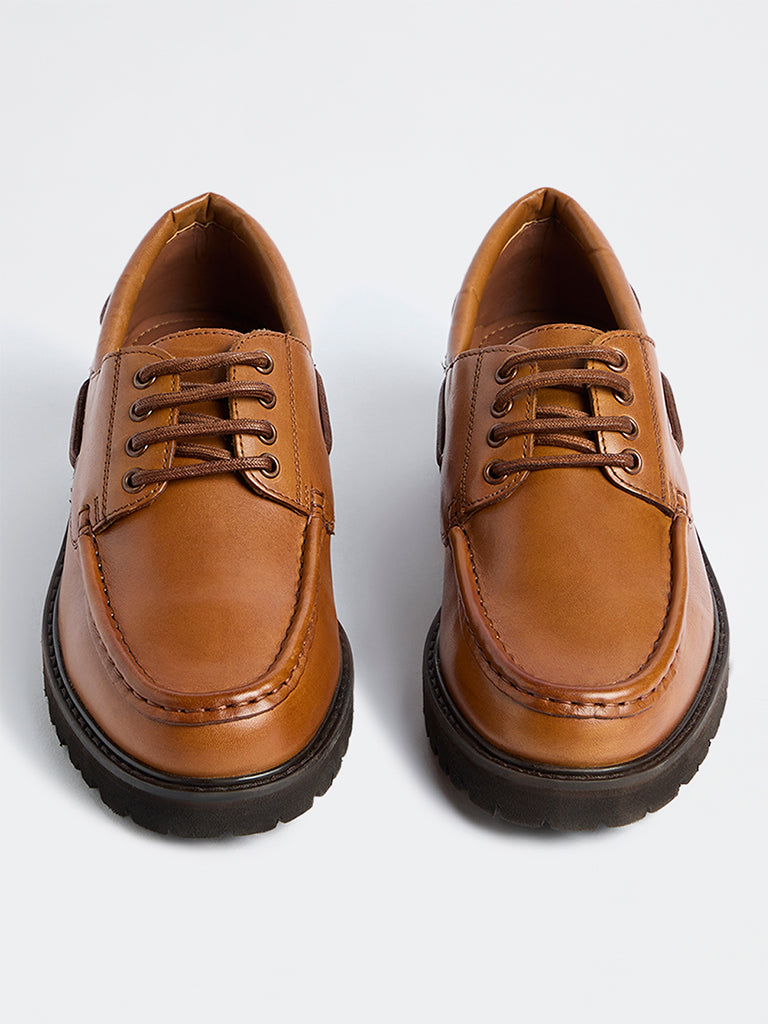 SOLEPLAY Tan Boat Shoes