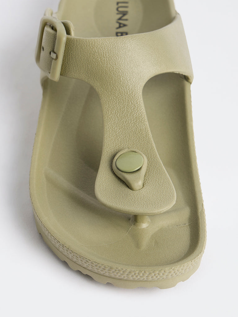 LUNA BLU Sage Thong-Strap Slip-On Sandals