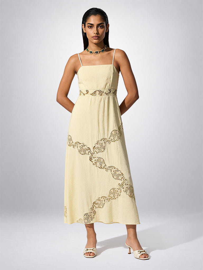 Floral Lace Midi Dress