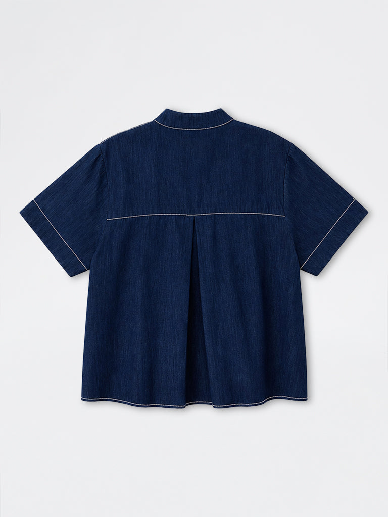 Denim Utility Overshirt