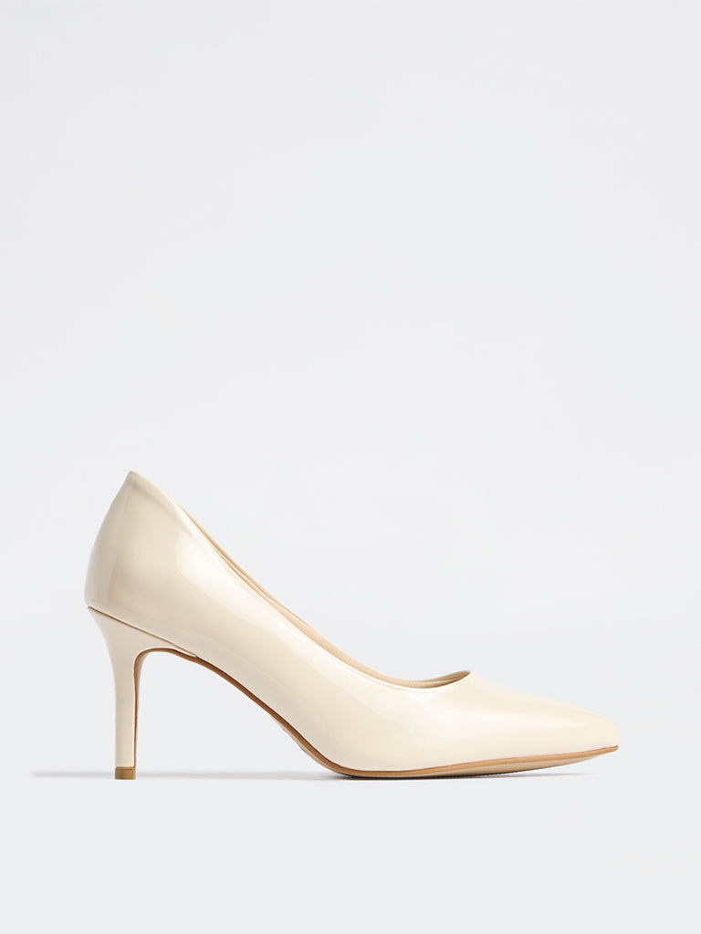 LUNA BLU Ivory Stiletto Pump Shoes