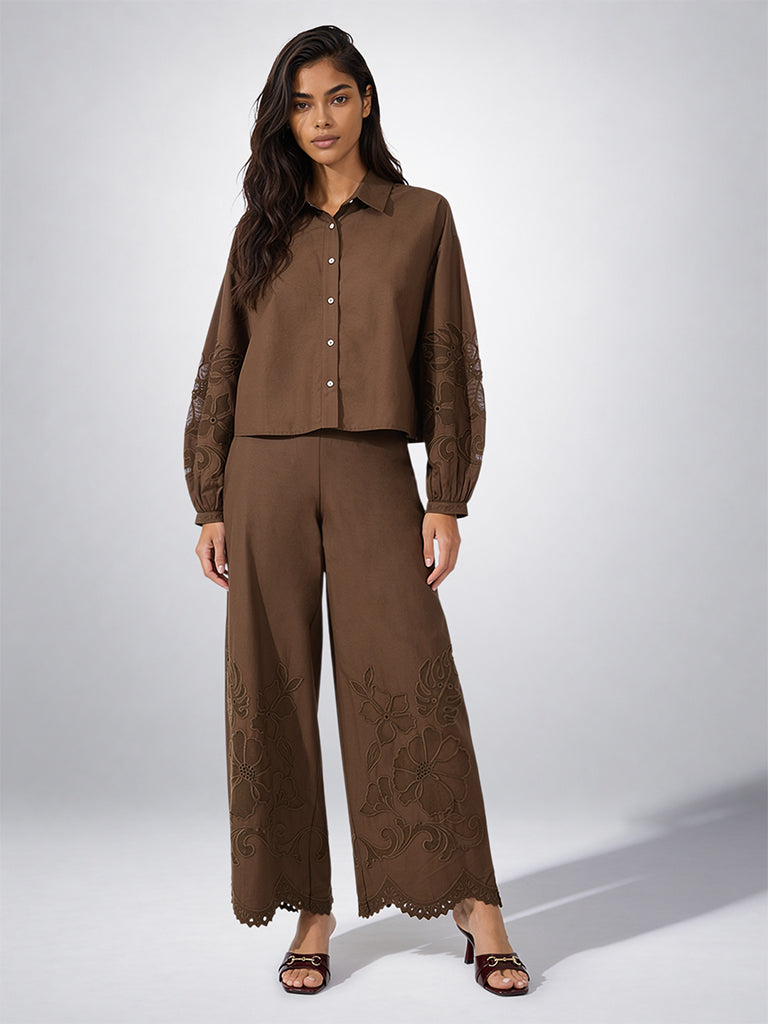 Embroidered Cotton Shirt
