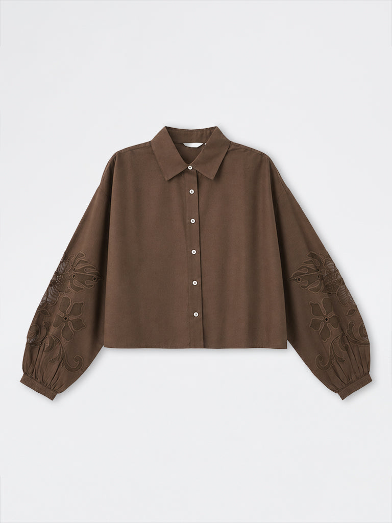 Embroidered Cotton Shirt