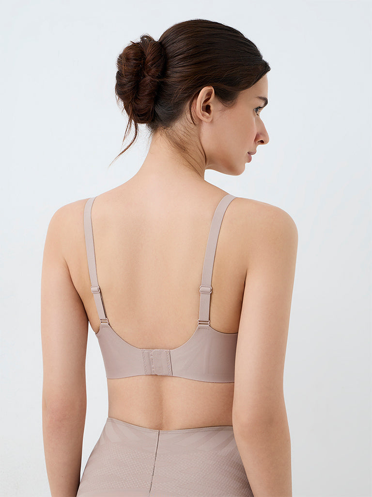 Wunderlove Light Taupe Sling Support Padded Bra