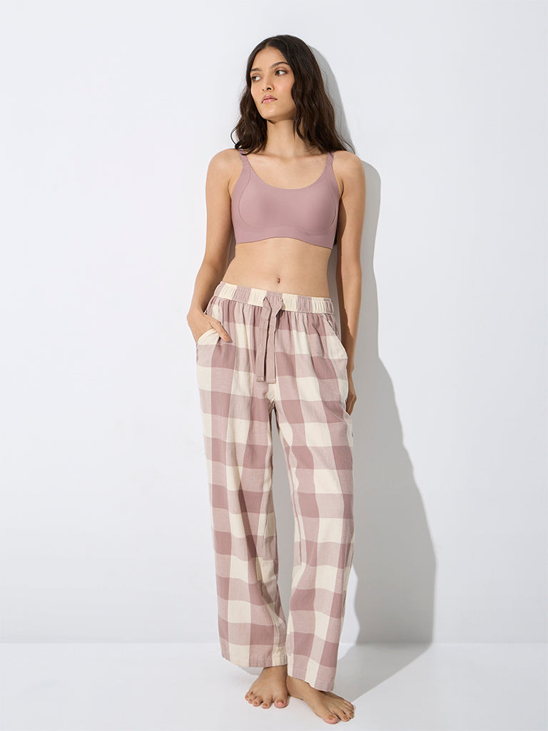 Wunderlove Mauve Sling Support Padded Bra