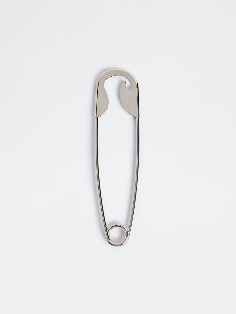 Studiowest Silver Safety Pin Design Hair Clip