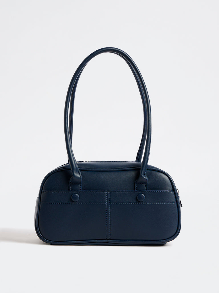Westside Navy Solid Bowling Bag