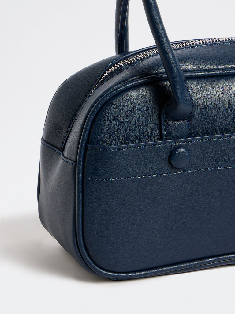 Westside Navy Solid Bowling Bag