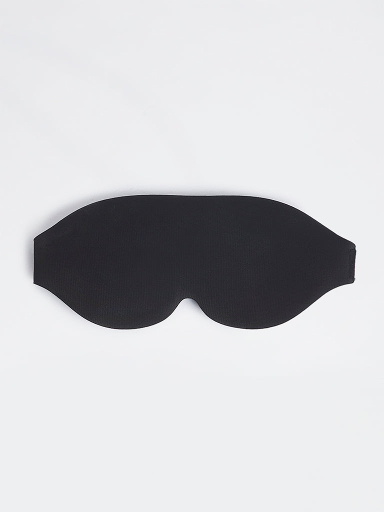 Studiowest Black Solid Contoured Eye Masks - Pack of 3