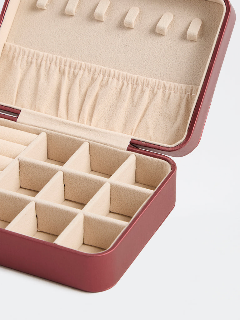 Westside Accessories Copper Quilted Rectangular Jewellery Box