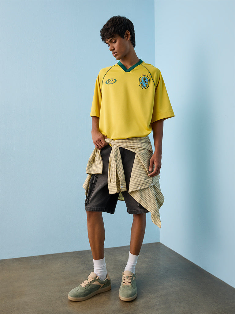 Nuon Yellow Brazil Football Jersey