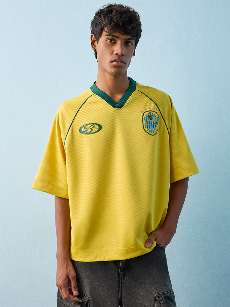 Nuon Yellow Brazil Football Jersey