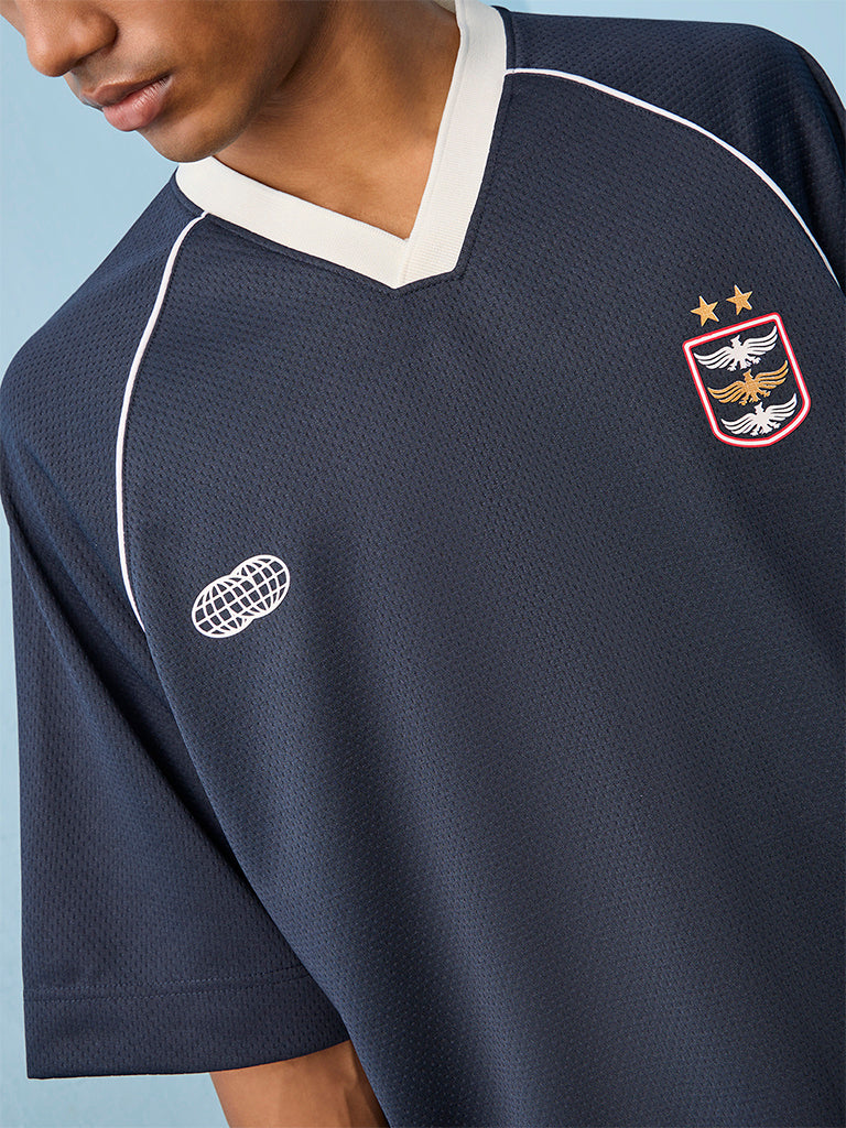 Nuon Navy France Football Jersey
