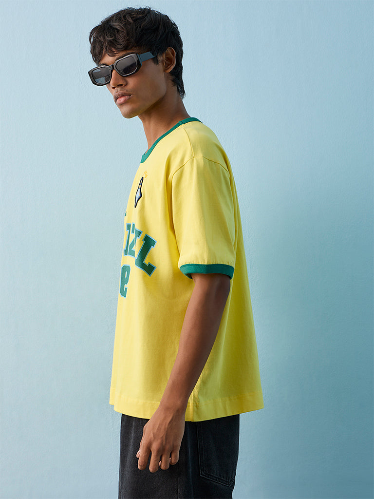 Nuon Yellow Brazil Football Jersey
