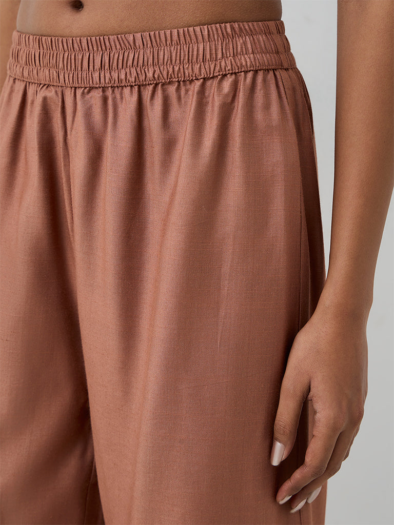 Zuba Rust Solid Pants
