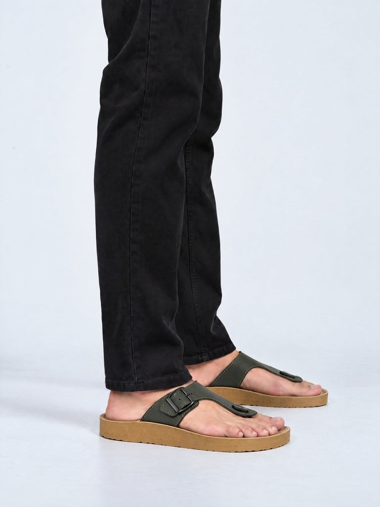 SOLEPLAY Olive Thong-Strap Slip-On Sandals