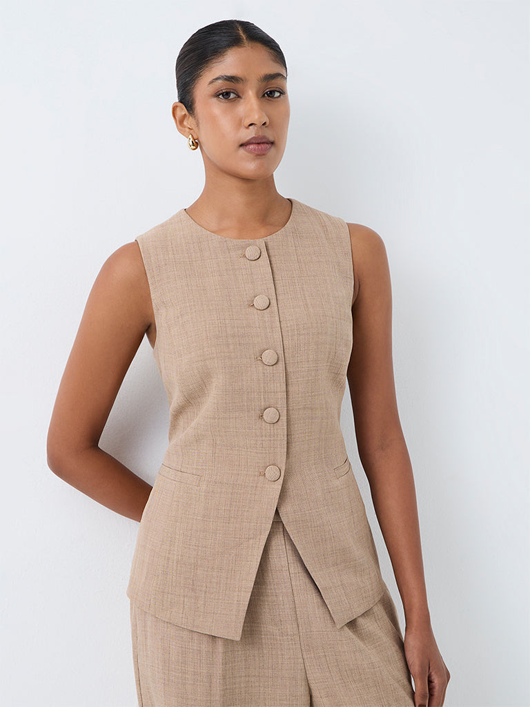 Wardrobe Beige Waistcoat