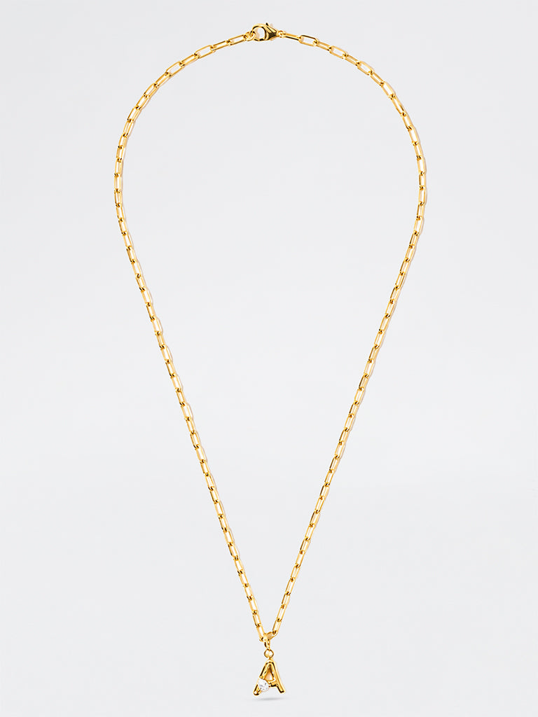 A Letter Lab Diamond Pendant